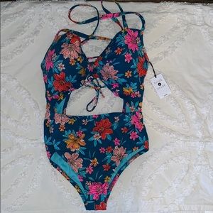 Shade and Shore Floral One Piece